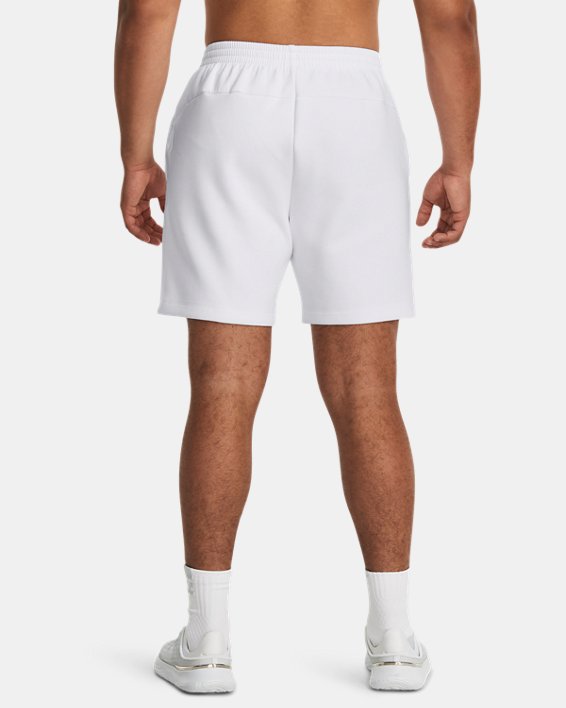 Men's UA Unstoppable Fleece Shorts in White image number 1